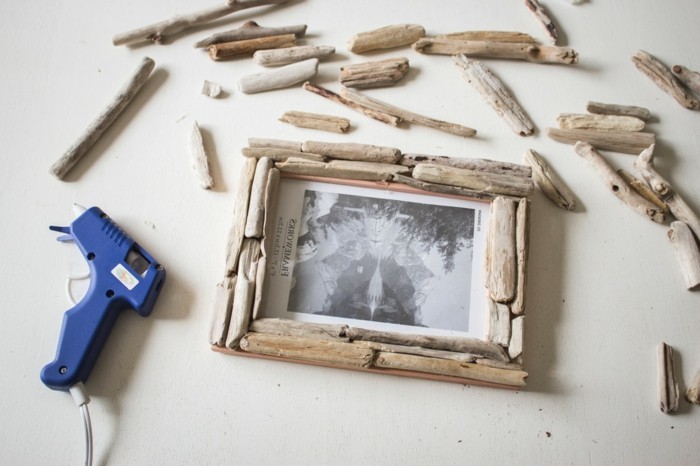 14-trozos de madera-Tinker-eckider-imagen cuadro de bricolaje de madera foto
