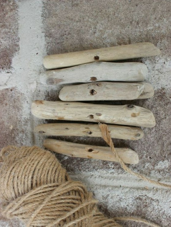 16 trozos de madera-Tinker de decisiones AESTE-madera-cuerda-DIY-Decoración-