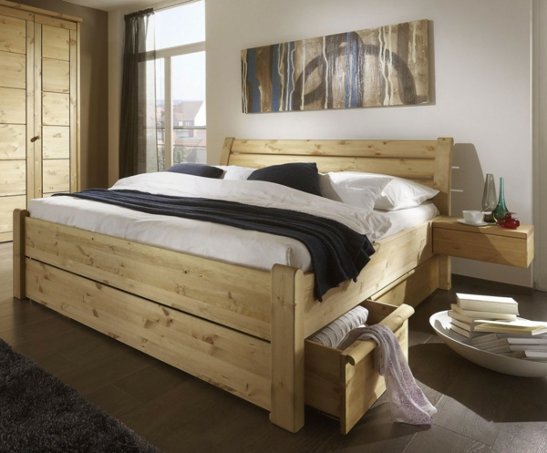 سرير مزدوج من الخشب الجحيم