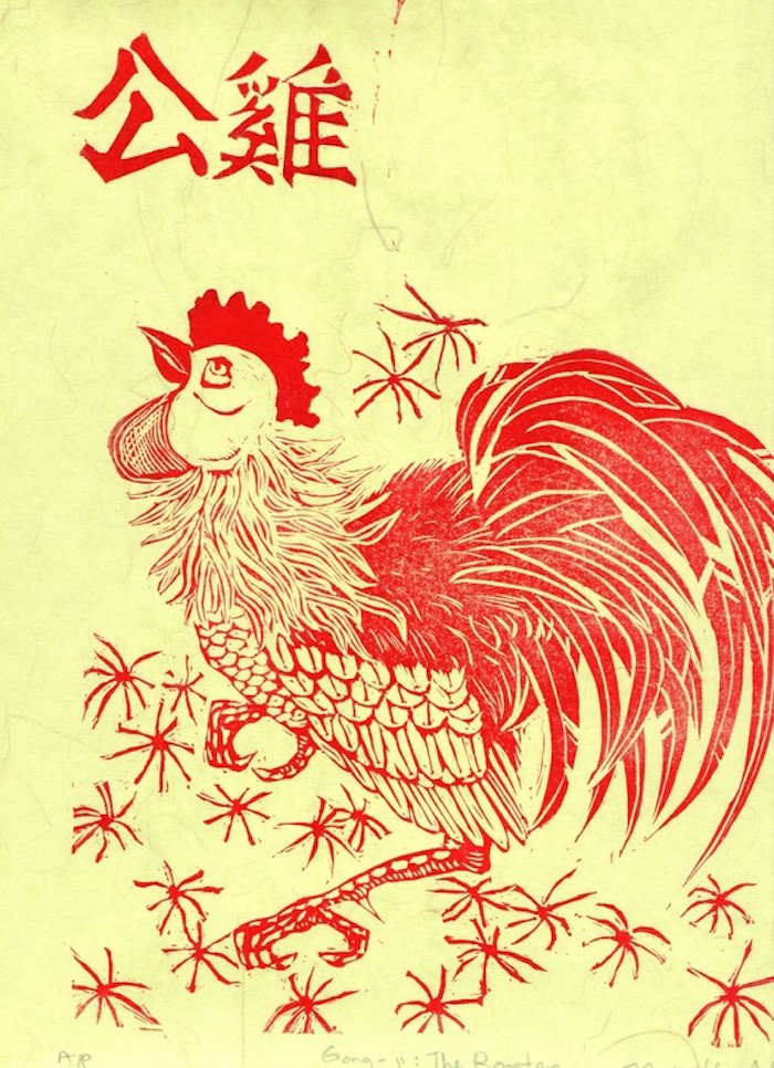 Horóscopo chino, 2023 es el año de los gallos, gallos cantando