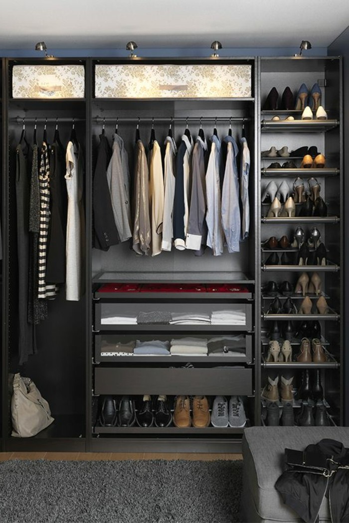 4-съблекалня за серия черно-стая-гардероб-обувки-hemde