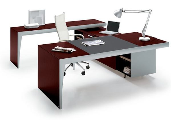 escritorio de diseño - diseño ultramoderno - fondo blanco