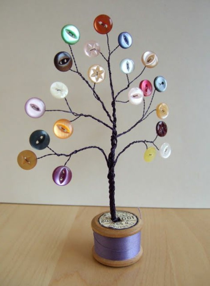 Необичайни Идеи за подаръци-а-дървото на бутоните