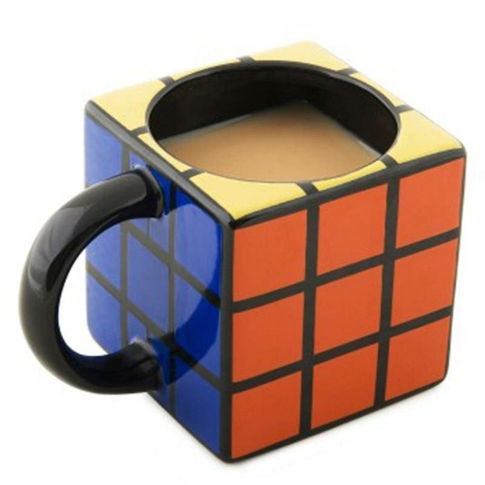 Ideas de regalo inusual-a-taza-de-Cubo de Rubik de