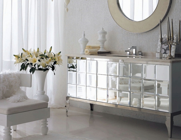 fürdőszoba-egyszerű, elegáns ezüst-bézs