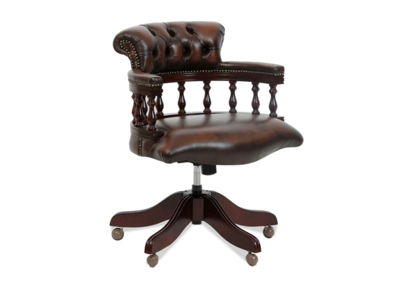 Καρέκλες γραφείου-με-ωραία-εσωτερικό σχεδιασμό ιδέες σχεδιασμού ξύλο-δέρμα