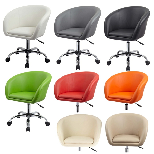 Uredske stolice-s-lijepo-dizajn interijera ideje-in-mnogo-boja