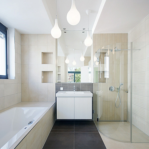 Ulta modern design fürdőszoba dekoráció