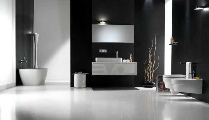 Fürdőszoba ötletek-egyszerű és minimalista készlet