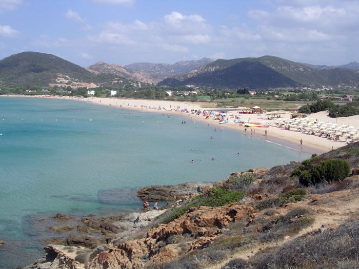 Baia_di_Chia Sardinia-rannat-viileä taustakuva kaunis-rantoja