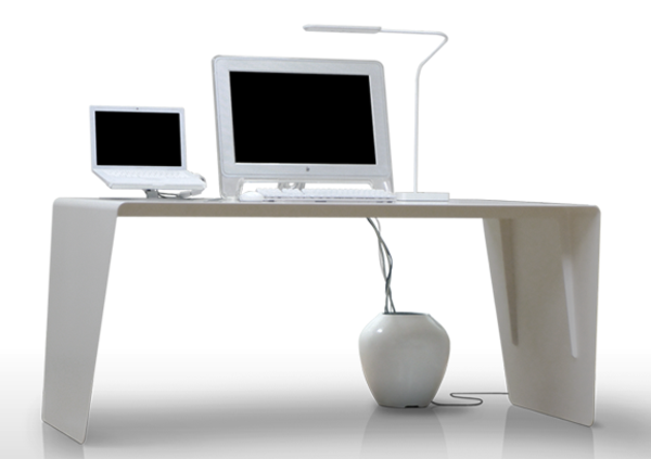 escritorio de diseño - diseño ultramoderno blanco