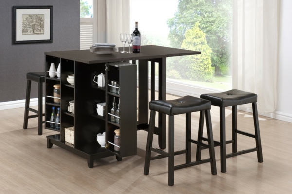 moderni bar stol sa stolicom-bar stolu