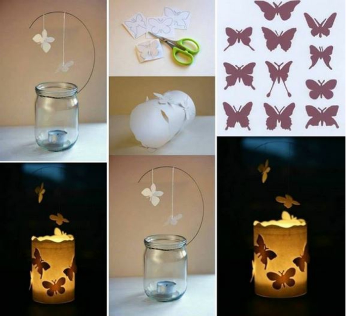 Bastelanleitung Butterfly-а-стъкло с орнаменти