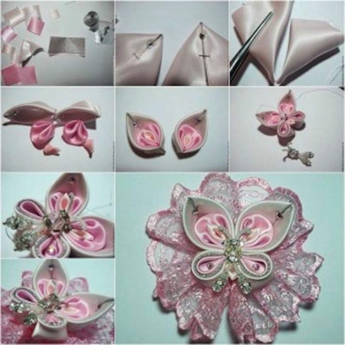 Bastelanleitung mariposa-a-rosa de la joyería
