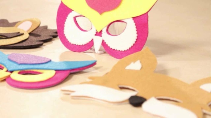 Craft Ideat-Carnival Owl ja Fox