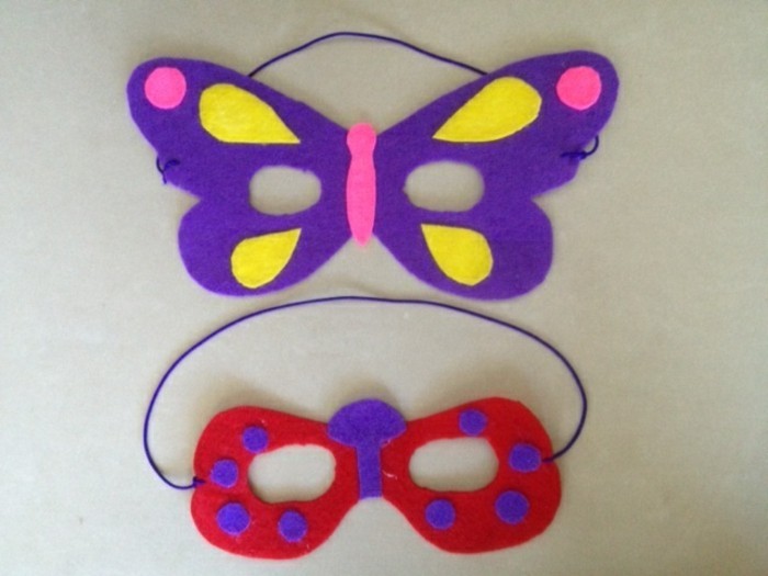 Ideas-Carnaval de artesanía de la mariposa y mariquita
