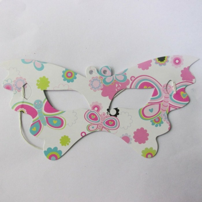 Craft Ideas-карнавал като пеперуда в розов цвят