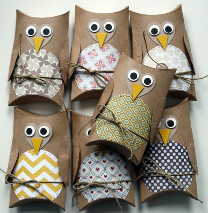 Rad kreativno OWL-sa-smeđe-papir