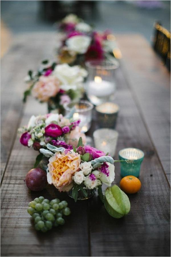 Blumendeko-Hochzeitsdeko-by-pöytä-kaunis tyylikäs-ideoita