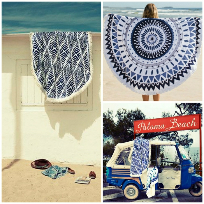 Boho стил плажни кърпи-хладно стил