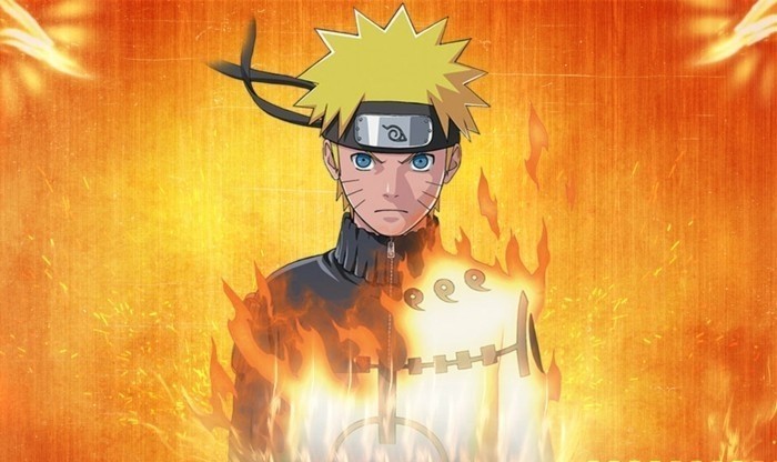 Δροσερό υπόβαθρο επιφάνεια εργασίας Naruto καίει