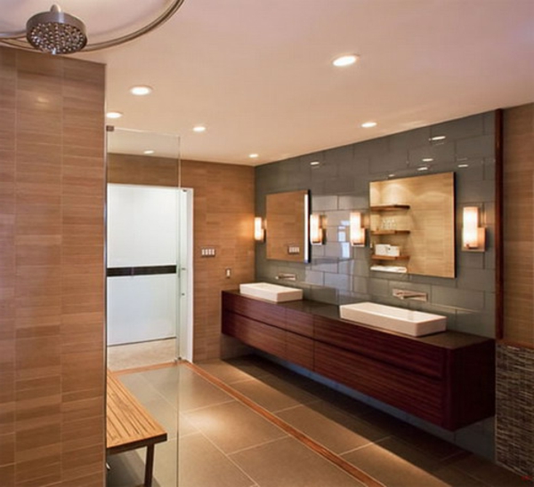 Luces de techo moderna - Diseño en el baño