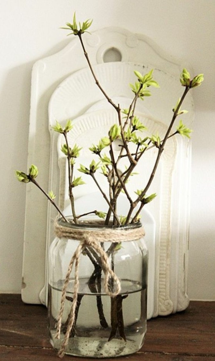 Ideas de decoración-para-el-primavera-Tischdeko Flores