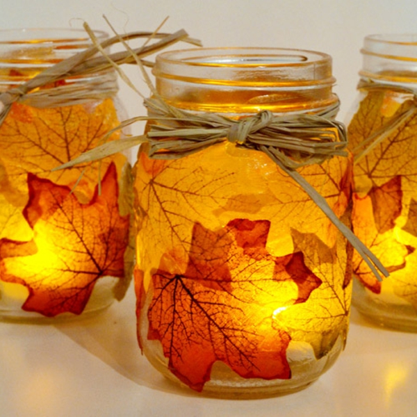 Color de la decoración-by-the-otoño-ti-hacer-hojas-y-velas-caliente