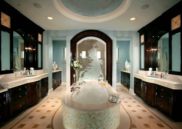 Designer fürdőszoba-egy-hárfa kép