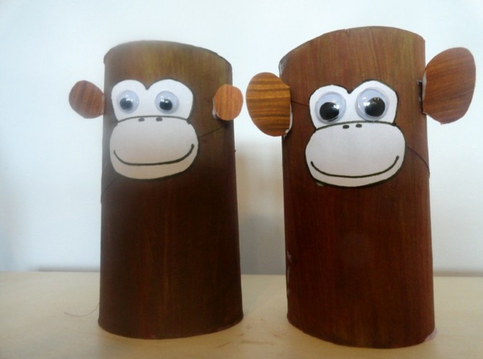 Ideas y dos monos fácil de artesanía