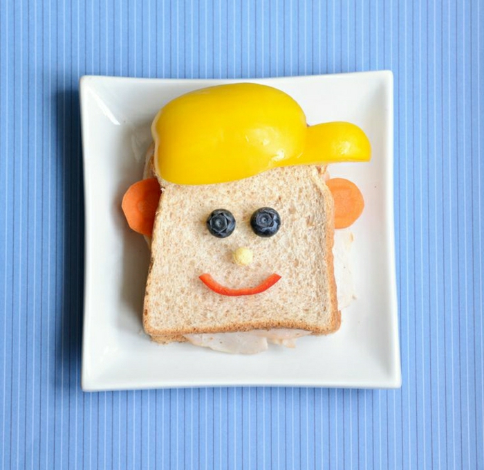 Gyerekek születésnapi étkezés típusú szendvics vicces gyerekek születésnapi