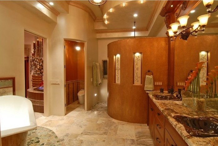 Exkluzív fürdőszoba bútor festék-szerű fűrészáru