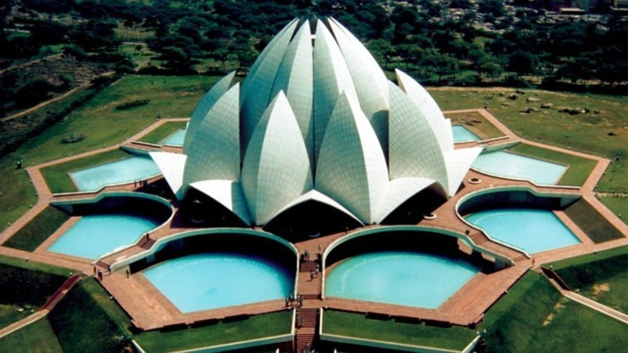Експресионист архитектура Lotus светилище-много хубав