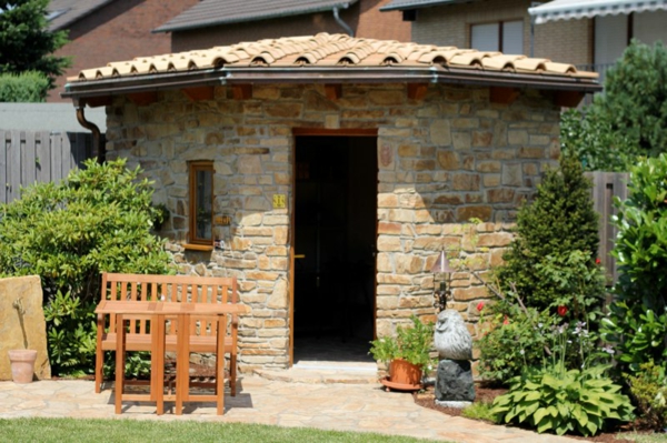Külső formaterv modern kerti házak-from-stone