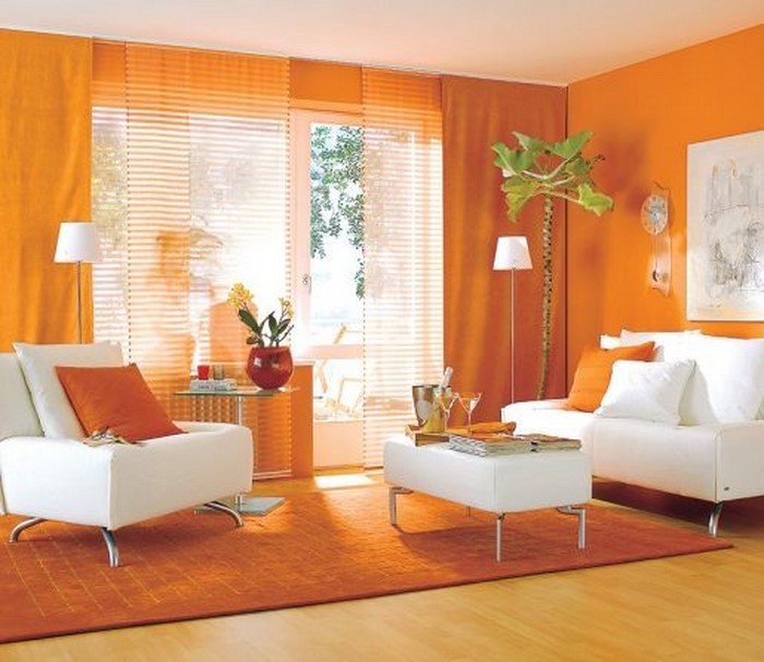 Couleur par la vie en orange-A-Cool Deco