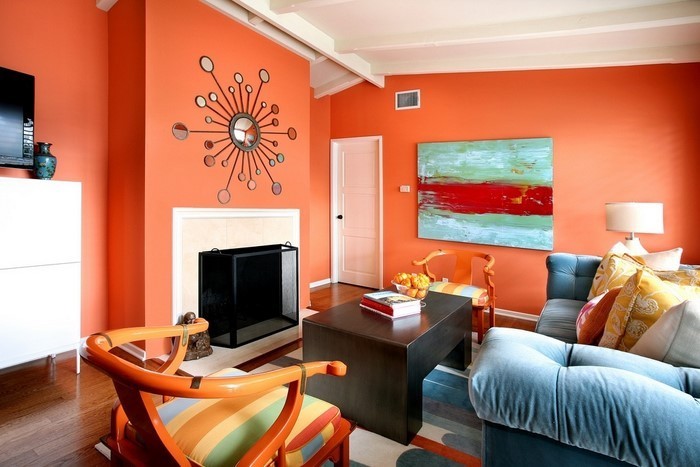 Цвят-по-хол в оранжево-A-модерно излъчване