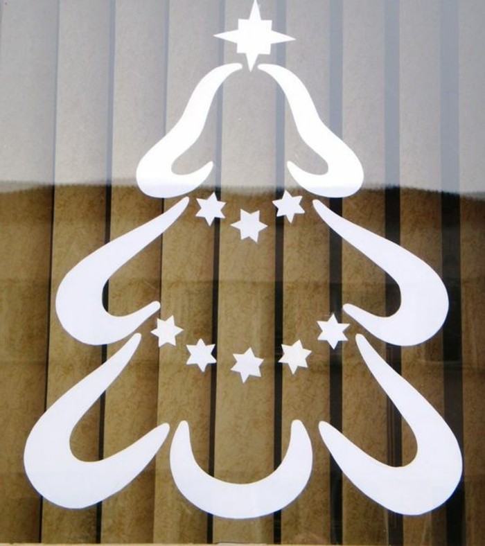 زينت النوافذ-عيد الميلاد شجرة التنوب