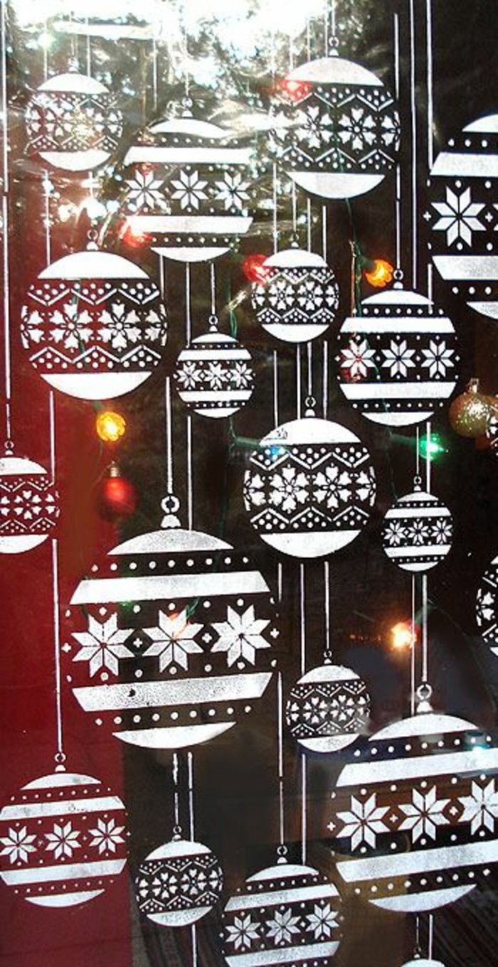 прозорци тапети Коледа-шаблон-ела топка