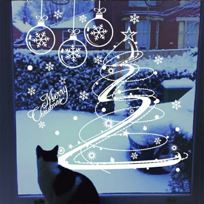 παράθυρα ταπετσαρία Χριστούγεννα-πρότυπα-με-Tinker
