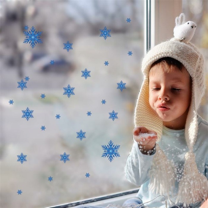 ablak kép-a-karácsony-Fröhliche-csillaggal