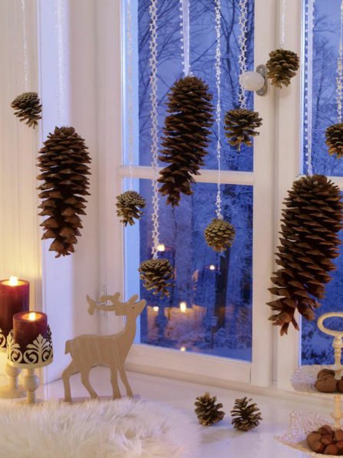 прозорците снимки до Коледа-кран-прозорец-дизайн