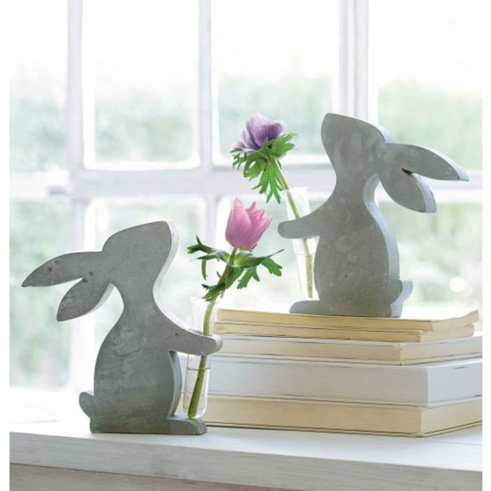 πρωτότυπα αγγεία στο παράθυρο Bensterbank διακόσμηση Easter