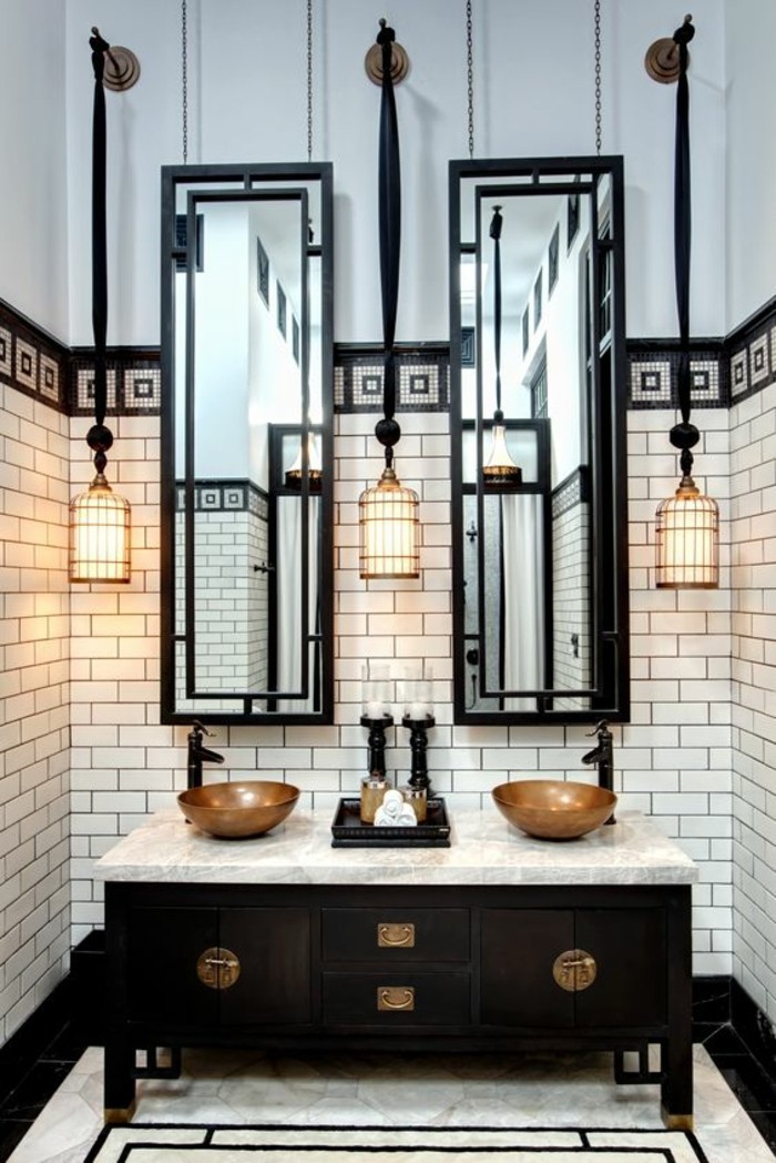 瓷砖美化功能于现代浴室