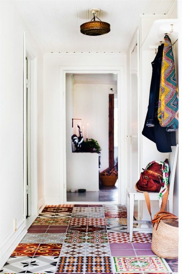 Hodnik dizajn-marokanski dizajn pločice u hodniku