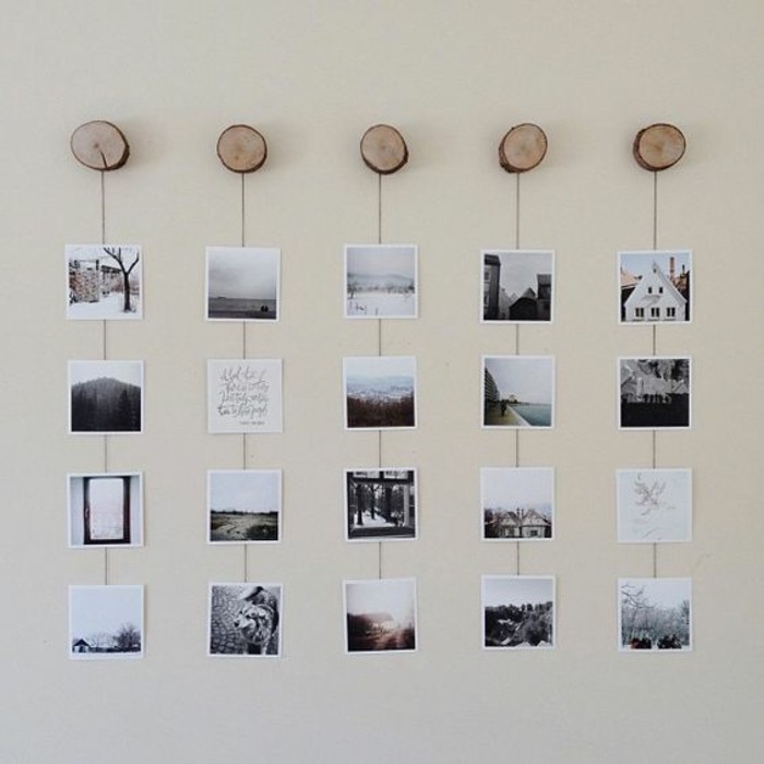صور الحائط العبث مع-الصغيرة من الخشب وجذوع الأشجار
