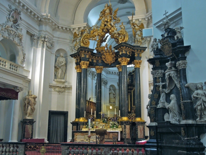 arquitectura de la catedral de Fulda-Alemania-barroco