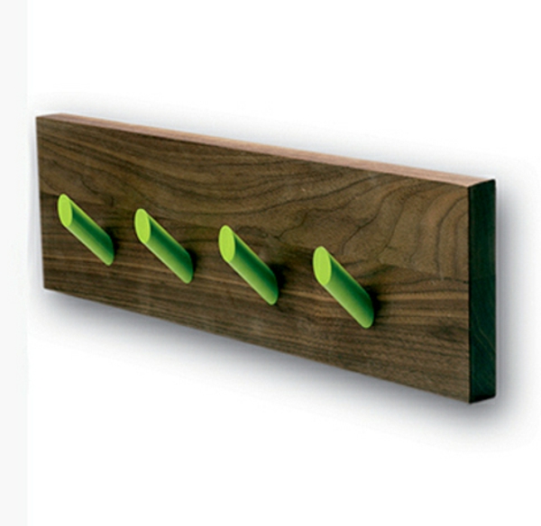 Garderobenhaken ξύλο μεγάλος-πράσινο χρώμα
