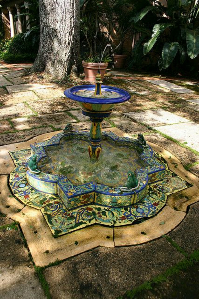 Garden Court fontaine d'eau Talavera