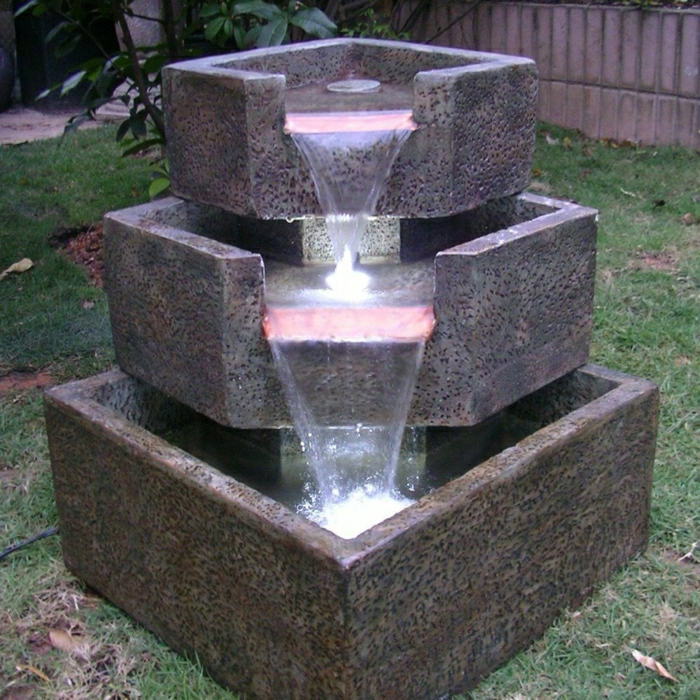 Garden Solar Fountain тристепенен