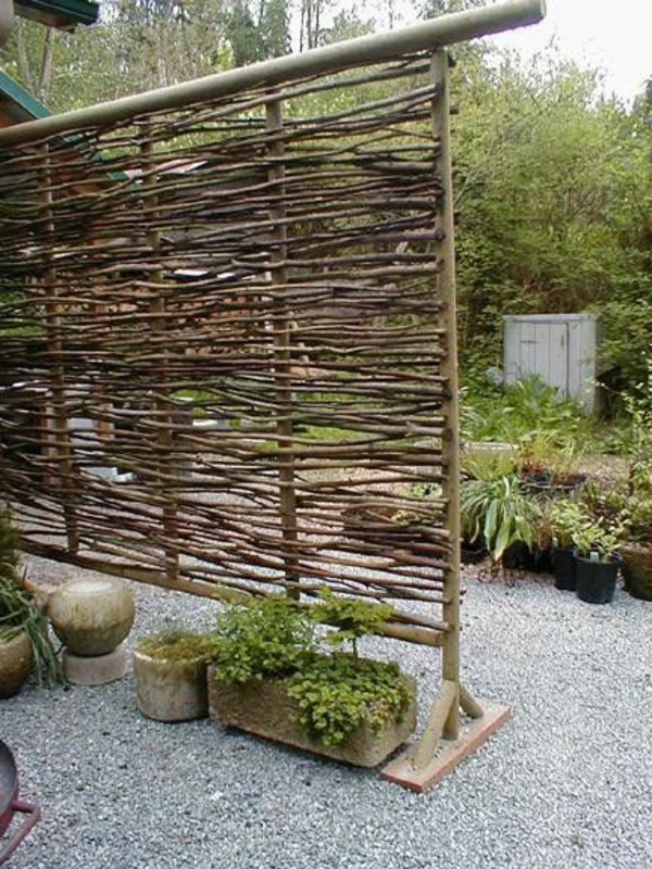 Ограда градина клонове идея за дизайн